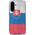 Slovakia Flag Distressed Galaxy A36 5G Clear Case